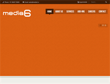 Tablet Screenshot of media6technologies.com